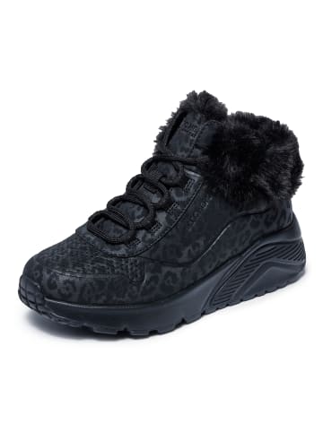 Skechers Sneakers Low UNO LITE - Cozy Leopard in schwarz