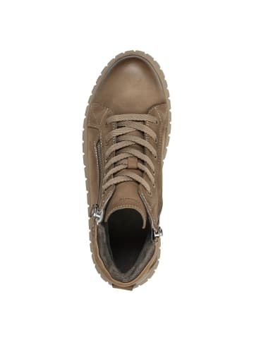 Tamaris WIDE FIT Stiefelette in CAMEL NUBUC