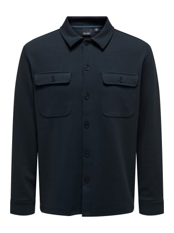 ONLY & SONS Hemdjacke / Overshirt Newkodyl in Dark navy
