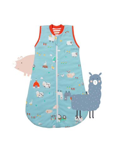Schlummersack Bio Babyschlafsack, 1.0 TOG in Blau