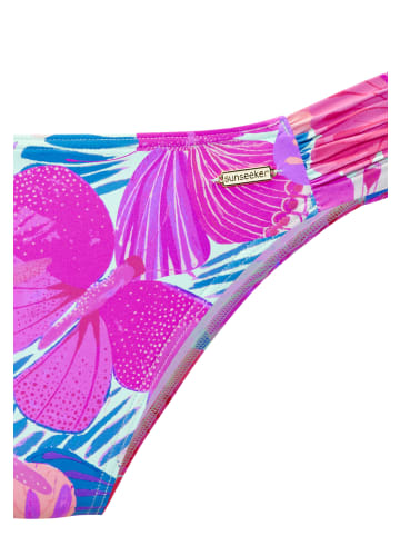 Sunseeker Bikini-Hose in pink-blau bedruckt