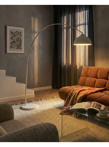 Beliani Stehleuchten CAGAYAN in Weiß - (W) 90 x (H) 170 x (L) 35 cm