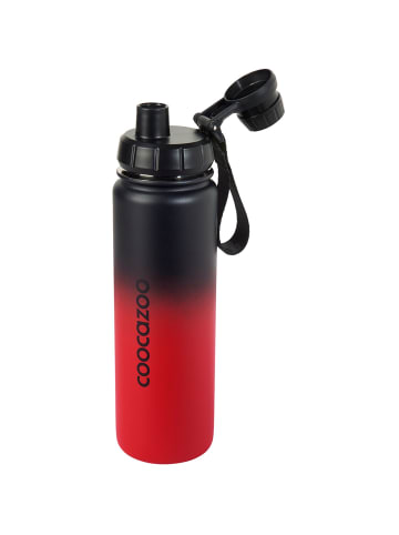 Coocazoo Isolierte Edelstahl-Trinkflasche Gradient Red in rot