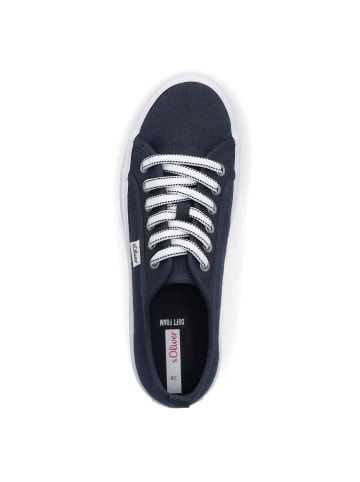 S. Oliver Plateau-Sneaker in jeans dunkelblau