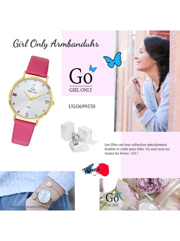 Girl Only Armbanduhr-Analog pink mittel (ca. 34mm) Girl Only Mademoiselle
