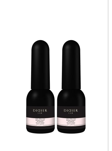 Didier Lab Nagellack SET Rubber Base Milky Pink in milky pink