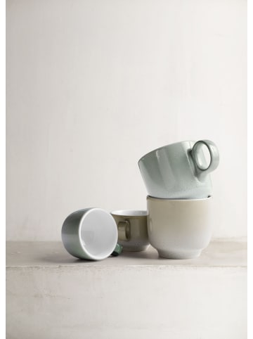 Seltmann Weiden 6er Set Cappuccinotassen mit Untertassen Sento Home 300 ml in Aura cream
