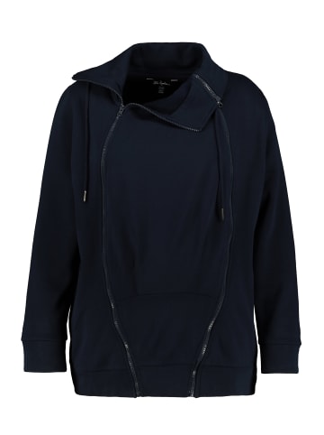 Ulla Popken Sweatjacke in marine