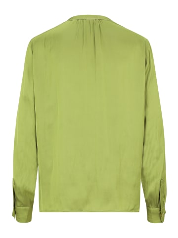 Betty Barclay Satin-Bluse langarm in Fresh Moss