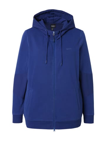 Ulla Popken Sweatjacke in dunkelindigo