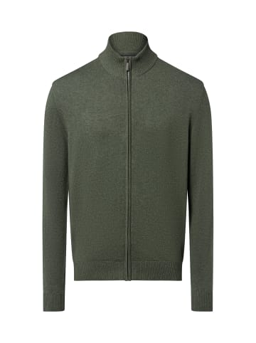 Nils Sundström Strickjacke in oliv - 0005