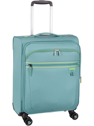 American Tourister Trolley Aerospin Spinner S in Dusty Turquoise