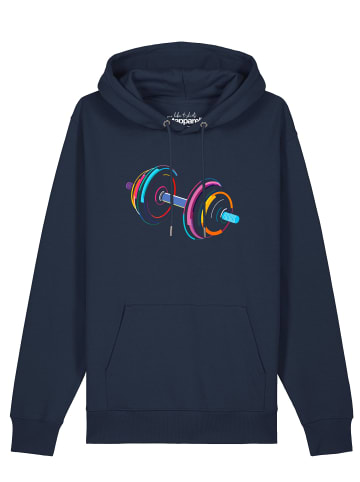 wat? Apparel Sweatshirt 80s Hantel in Dunkelblau