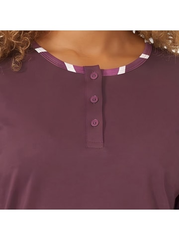 NORMANN Single-Jersey Schlafanzug in beere