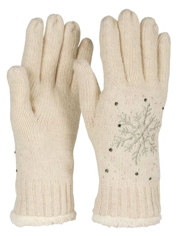 styleBREAKER Strickhandschuhe in Beige