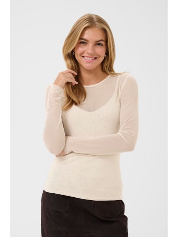 Kaffe T-shirt KAstinna Slim fit in Turtledove CC.