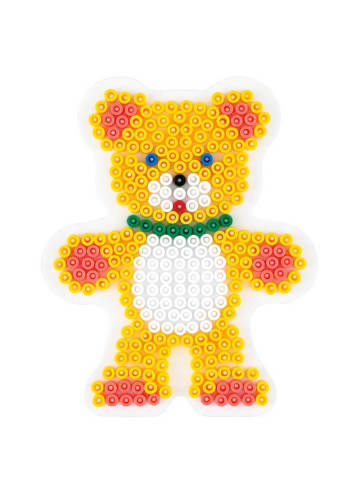 Hama Stiftplatte Teddybär für Midi-Bügelperlen in weiß