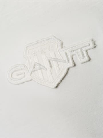 Gant T-Shirt in ecru