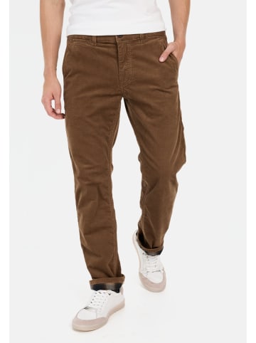 Camel Active Relaxed Fit Cord Chino mit Thermofutter in Braun