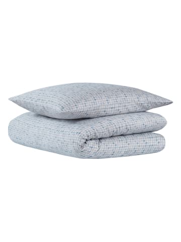UNCOVER BY SCHIESSER Bettwäscheset Punto – Satin – 2teilig in Hellblau