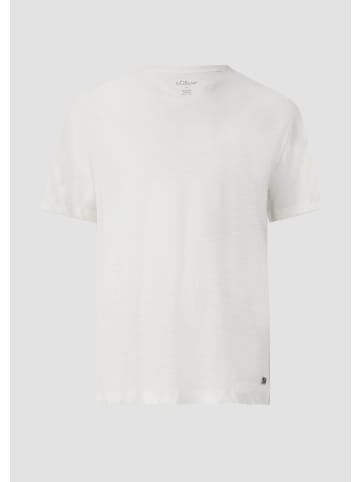 s.Oliver T-Shirt in 0120_weiß