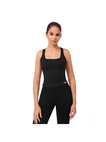 YEAZ CRUSH Top in schwarz