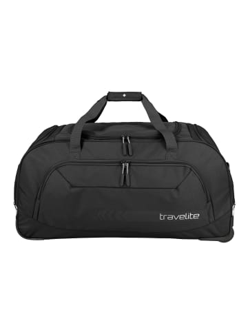 travelite Kick Off 2 Rollen Reisetasche XL 77 cm in schwarz