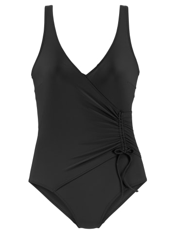 LASCANA Badeanzug in schwarz
