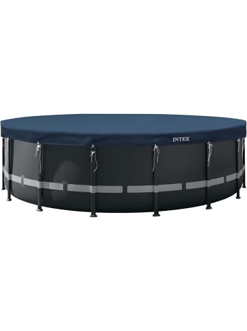Intex Deluxe Abdeckplane rund 549x20cm in blau