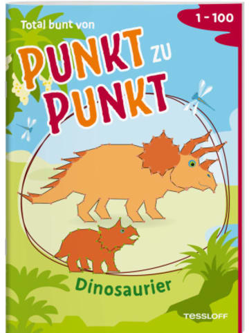 Tessloff Buch - Total bunt von Punkt zu Punkt. Dinosaurier. Von 1 bis 100