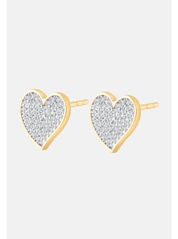 Diamant Exquis Ohrringe aus 375 Gelbgold mit Diamant