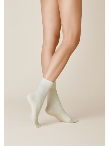 Kunert Socken Sensual Merino druckfreier Bund in Winterweiss
