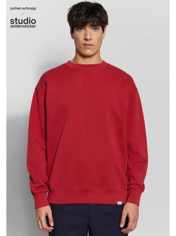 Studio Seidensticker Sweat-Shirt Oversized in Rot