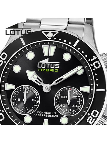 Lotus Chronograph-Armbanduhr Lotus Classic silber groß (ca. 44,5mm)