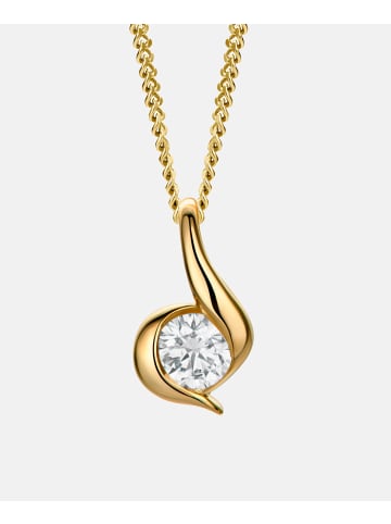 Diamant L'éternel Halskette aus 585 Gelbgold mit 0.1 Karat Diamant