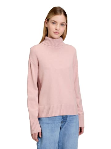 Betty Barclay Feinstrickpullover mit hohem Kragen in Pale Mauve Melange