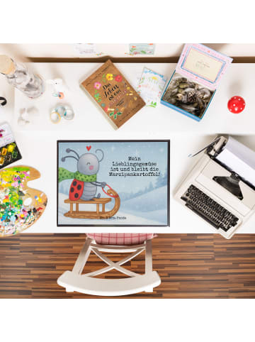 Mr. & Mrs. Panda schreibtischunterlage Smörle Rodeln Design mit ... in Weiß