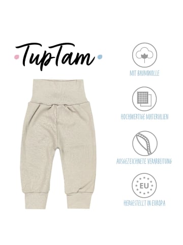 TupTam Baby Jungen Lange Pumphose 3er Pack in blau/beige