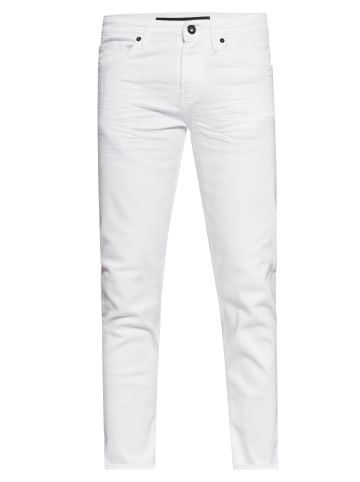 Rusty Neal Jeans Hose "MELVIN" Slim Fit Cotton-Stretch in White - 7