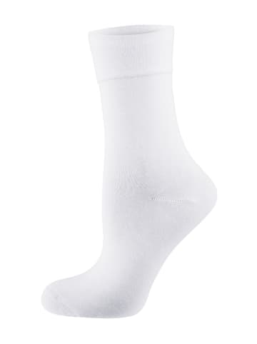 Nur Die  Basicsocken 98 Komfortbund in weiß