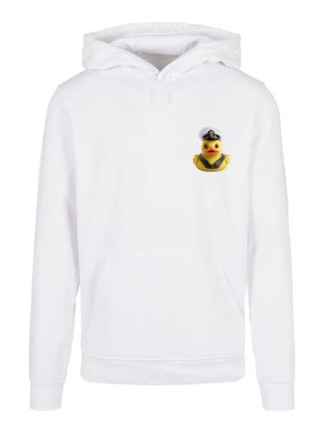 F4NT4STIC Basic Hoodie Rubber Duck Captain HOODIE UNISEX in weiß