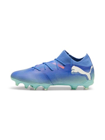 Puma Fußballschuh FUTURE 7 MATCH FG/AG in bluemazing-puma white-electric peppermint