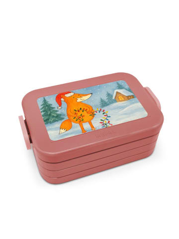 Mr. & Mrs. Panda MEPAL Bentobox Fuchs Weihnachten Design ohne Sp... in Rot Pastell