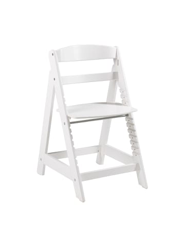 roba Treppenhochstuhl 'Sit Up Click' - innovativer Klickverschluss - Holz - Weiß