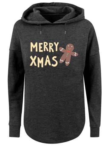 F4NT4STIC Oversized Hoodie Gingerbread Lebkuchen in charcoal