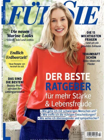 Hubert Burda Media 24 x FÜR SIE Zeitschrift (Gutschein für Jahres Abo)