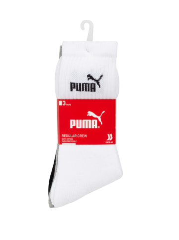 Puma Socken CREW SOCK 15P in 325 - white/grey/black