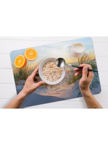 MuchoWow Tischset (6-teilig) Beige