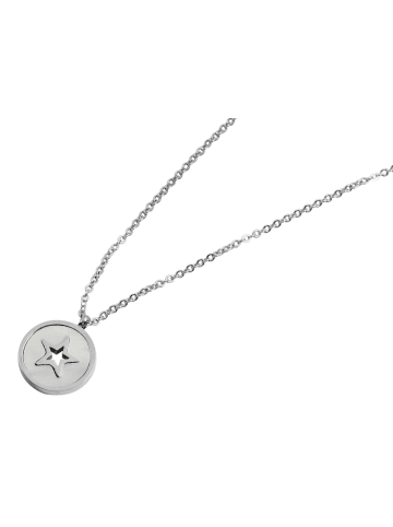 Adeliás Damen Halskette mit Anhänger – aus Edelstahl in silber
