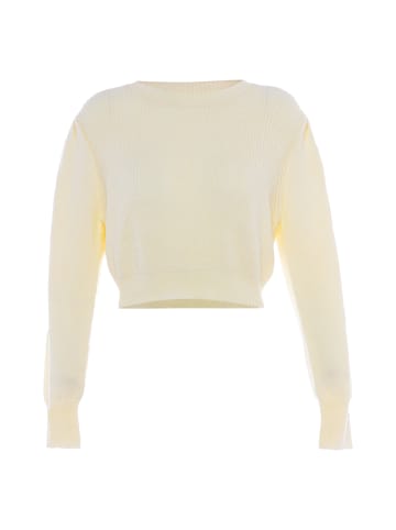 myMo Damen Pullover in WOLLWEISS